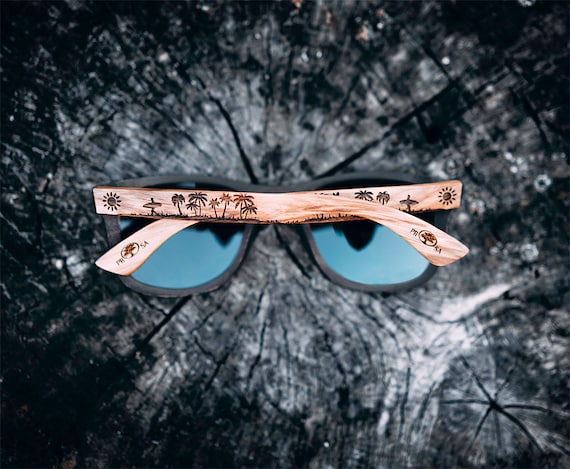 Tropical Comfortable Stylish Wooden Sunglasses by Prosawood That You Can Personalize Etsy