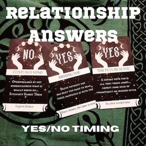 Relationship Answers and Timing*Love Timing Reading