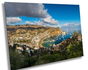 Avalon Catalina Island Sunrise Print, California Harbor Wall Decor, Early Morning Landscape Photo, Santa Catalina Island Wall Art