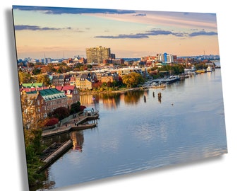 Alexandria Virginia Sunset Print: Potomac River & Old Town Harbor