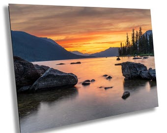 Lake Wenatchee Sunset Print: Pacific Northwest Wall Art