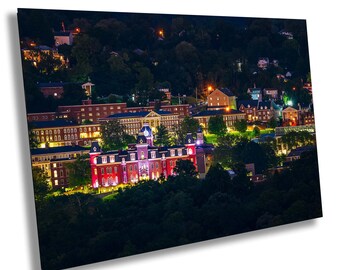 Woodburn Hall WVU Photo Print: Morgantown Campus Wall Art