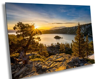 Lake Tahoe Sunrise Photograph: Emerald Bay, California - Wall Art Print