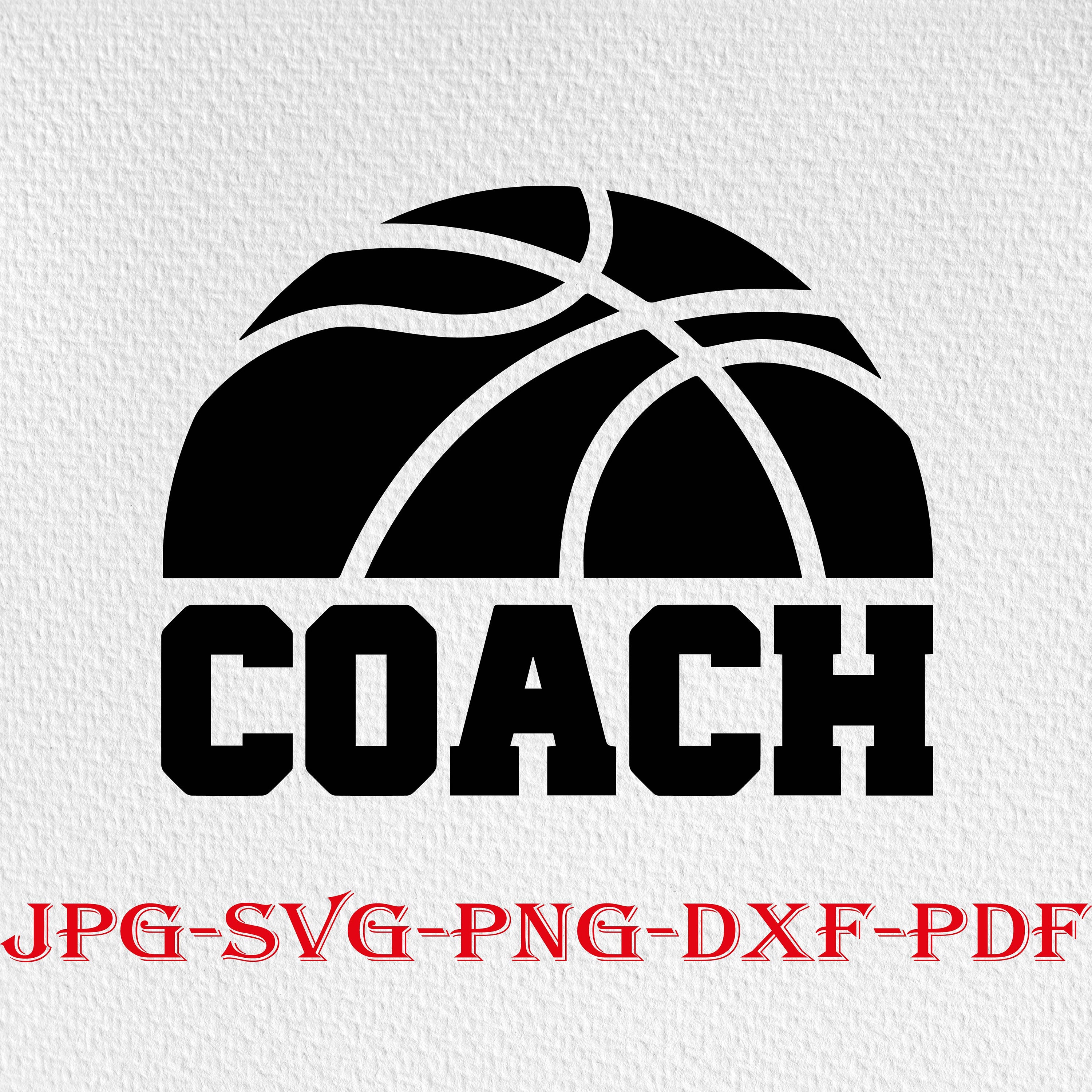 Basketball Coach Svg Clipart Cut File cricut Shirt Svg | Etsy