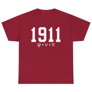 Kappa Alpha Psi Nupe 1911 Phi Nu Pi T-Shirt für Mitglieder von Kappa Alpha Psi, Bruderschafts-T-Shirt, griechisches Lebensgeschenk, griechische Organisation