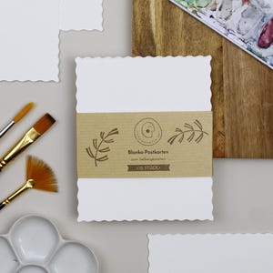 DIY-Karten Sets mit gewelltem Rand zum Basteln