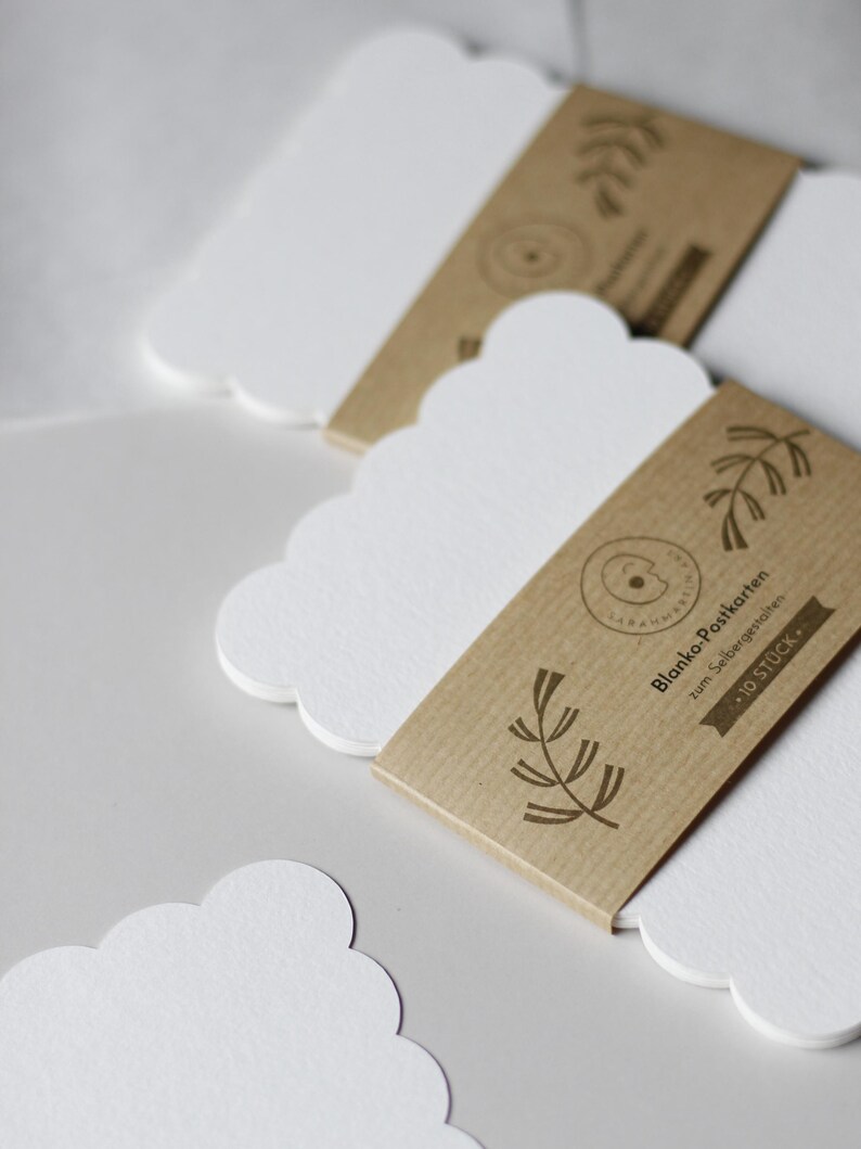 Mehrere Postkarten-Sets mit DIY-Aquarellkarten
