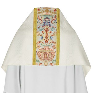 Humeral veil with Coronation Tapestry