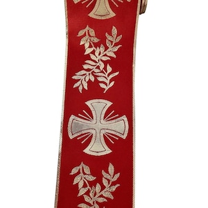 Orphrey for liturgical vestments 16cm wide - 4 colors