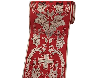 Orphrey for liturgical vestments 16cm wide - 4 colors