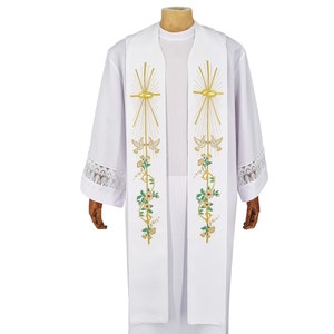 White Stole for Wedding Ceremony