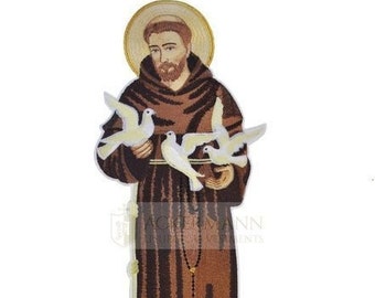Emblem Embroidered liturgical Applique St.Francis