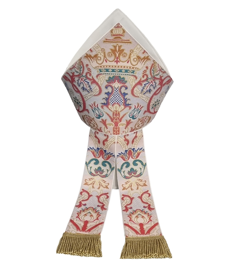 Mitre Pattern Bishop's Mitre Coronation Tapestry - Etsy