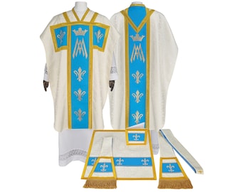Chasuble in Philip Neri style, Low mass set