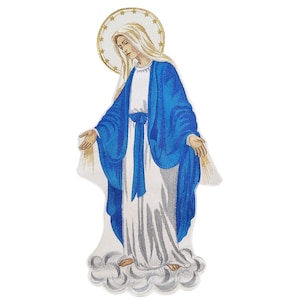 Emblem Embroidered liturgical Applique Immaculate Conception
