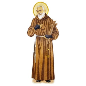 Emblem Embroidered liturgical Applique Saint Padre Pio