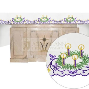Church Altar Cloth Advent,Accessories for church celebrations,Catholic Altar Cloth.