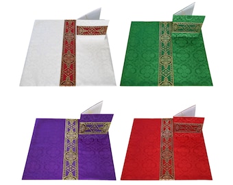 Set of 4 burses and chalice veils