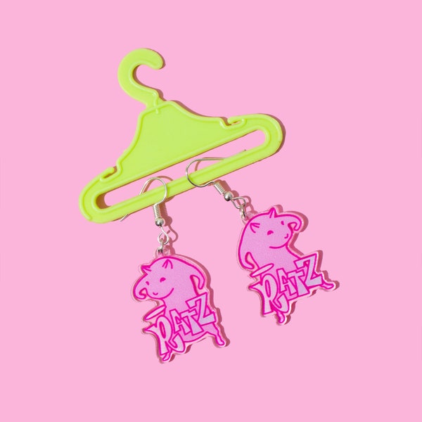 Rats Meme Earrings, Funny Earrings, Cute Earrings, AestheticJewelry, Kawaii Anime Earrings, Funky and Funny by BUNNYBOOP