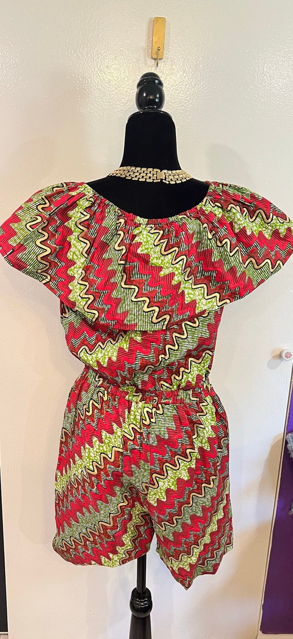 VTG African Ankara Romper