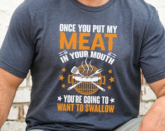 Meat Smoker Gift, BBQ Lover Shirt, Funny Chef Tshirt For Dad, Grilling Gifts For Me, Funny Fathers Day Tee, Barbecue Essentials For Girls
