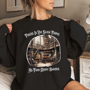 Bookworm Sweatshirt For Book Lovers, Reader Gift, Book Nerd Crewneck, Teacher Gift Librarian Cozy Reading Shirt, Library Bookish Sweater
