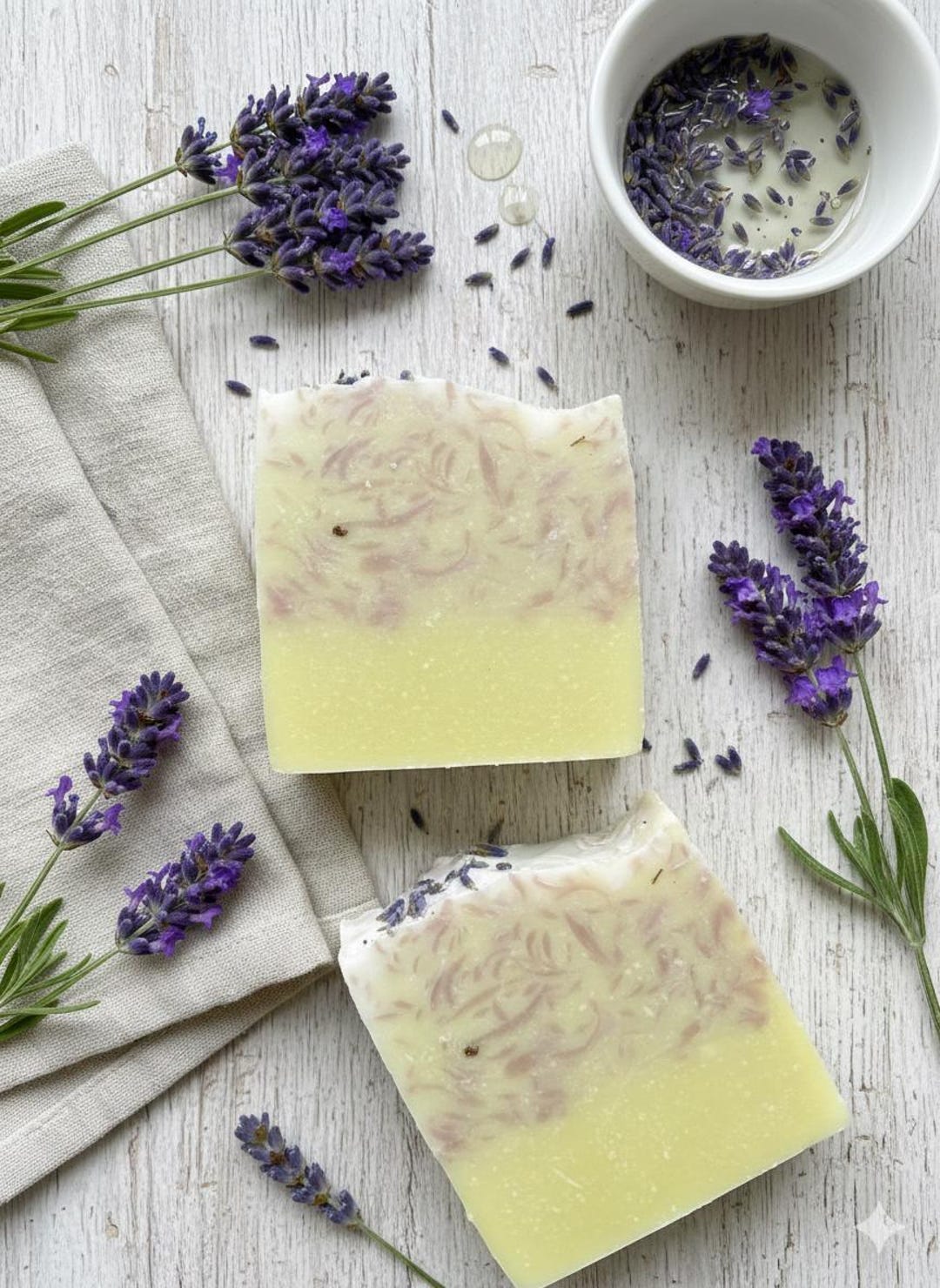 Lavender Shea Butter Soap Bar | Cold Process Olive Coconut Oil - Etsy