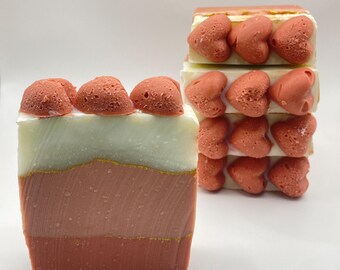 Be Mine Valentine Unscented Cold Process Soap Bar Vegan Recipe