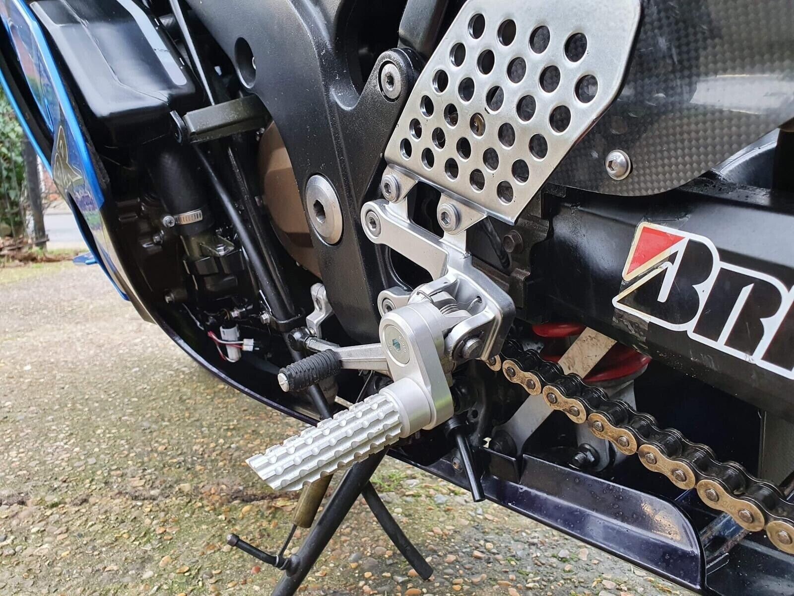 Moto Guzzi V7 Iii Stone Adjustable Front Foot Rest Peg Lowering Kit