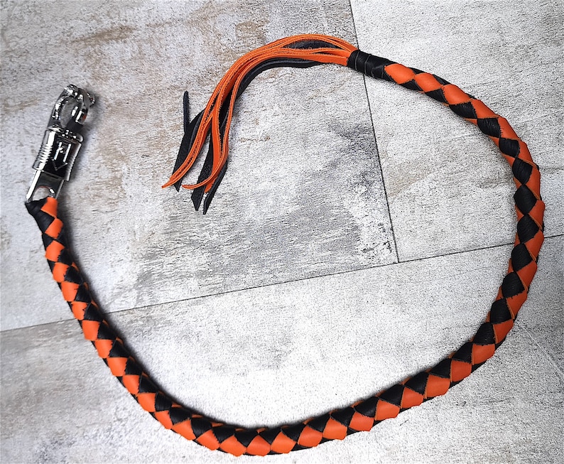 leather whips for motorcycles