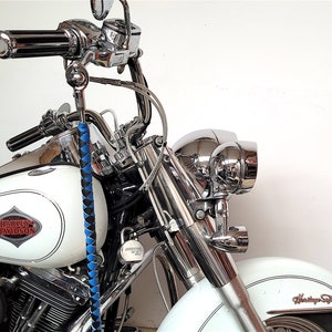 Whips for motorcycle handlebars
