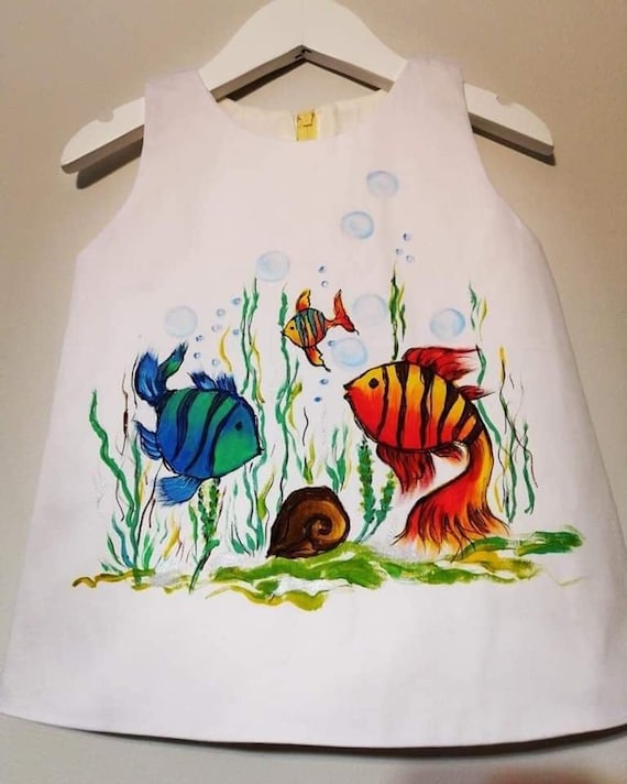 white christmas dresses Hand Painted Pocket Shirt Dress main image 1