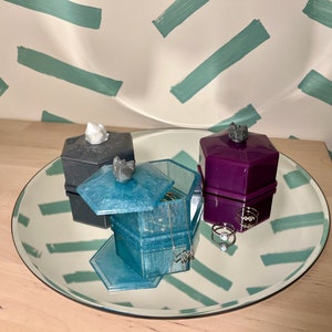 Small Hexagon Jewelry Box