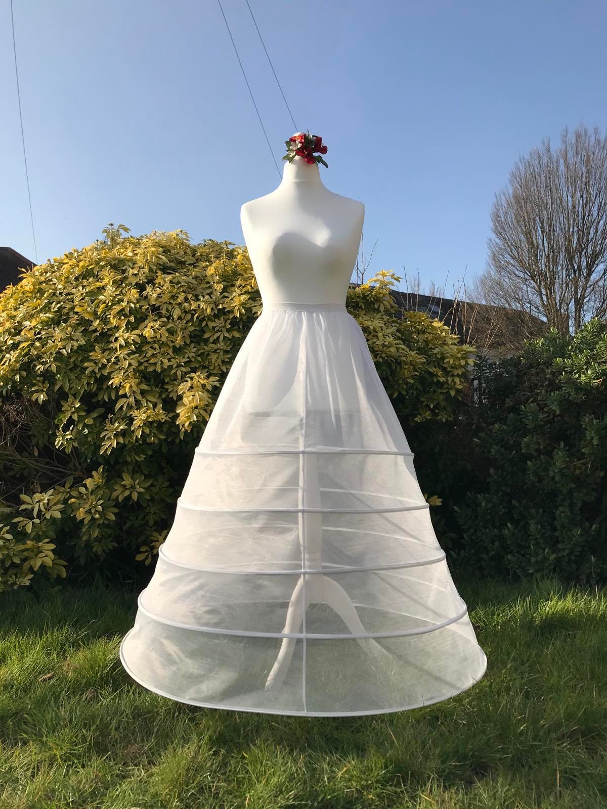 Hoop Brand New Wedding/Prom Ivory A Line Style 1 x Hoop /Single Hoop Underskirt Petticoat ~ UK 8-30 S - 6XL Weddings Clothing Dresses Bridal Gowns & Separates 