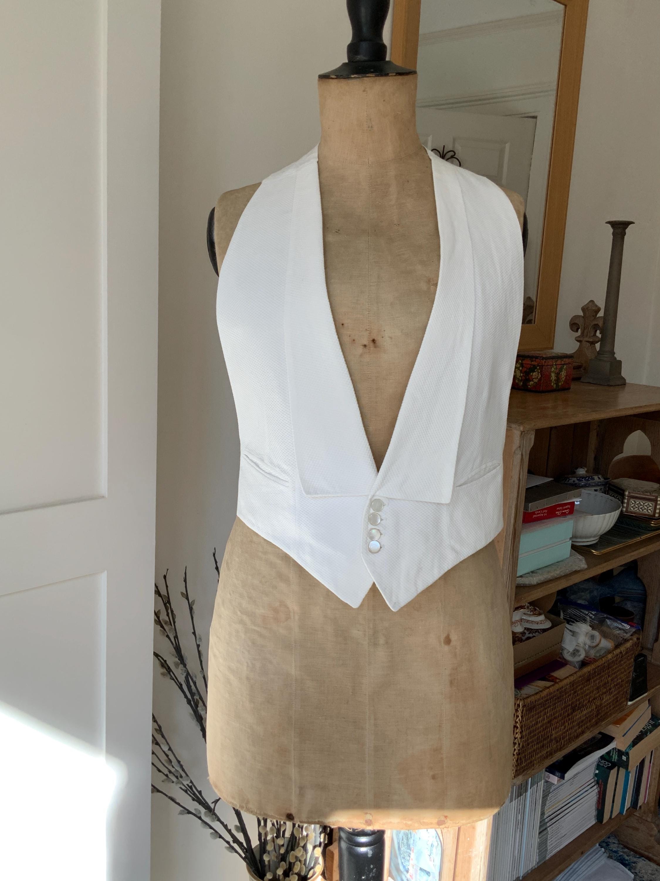 Vintage Pique Vest - Etsy