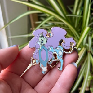 Suicune and Celebi Friends 2 Inch Hard Enamel Pin
