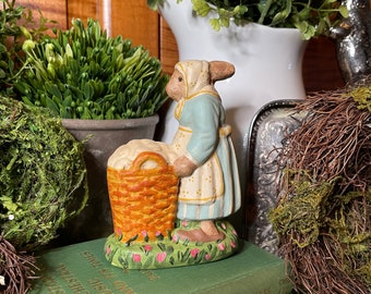 Eleanor Chalkware Rabbit/Bunny. Spring/Easter