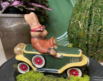 Old Money. Chalkware Bunny/Rabbit