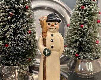 6 Inch Chalkware Snowman
