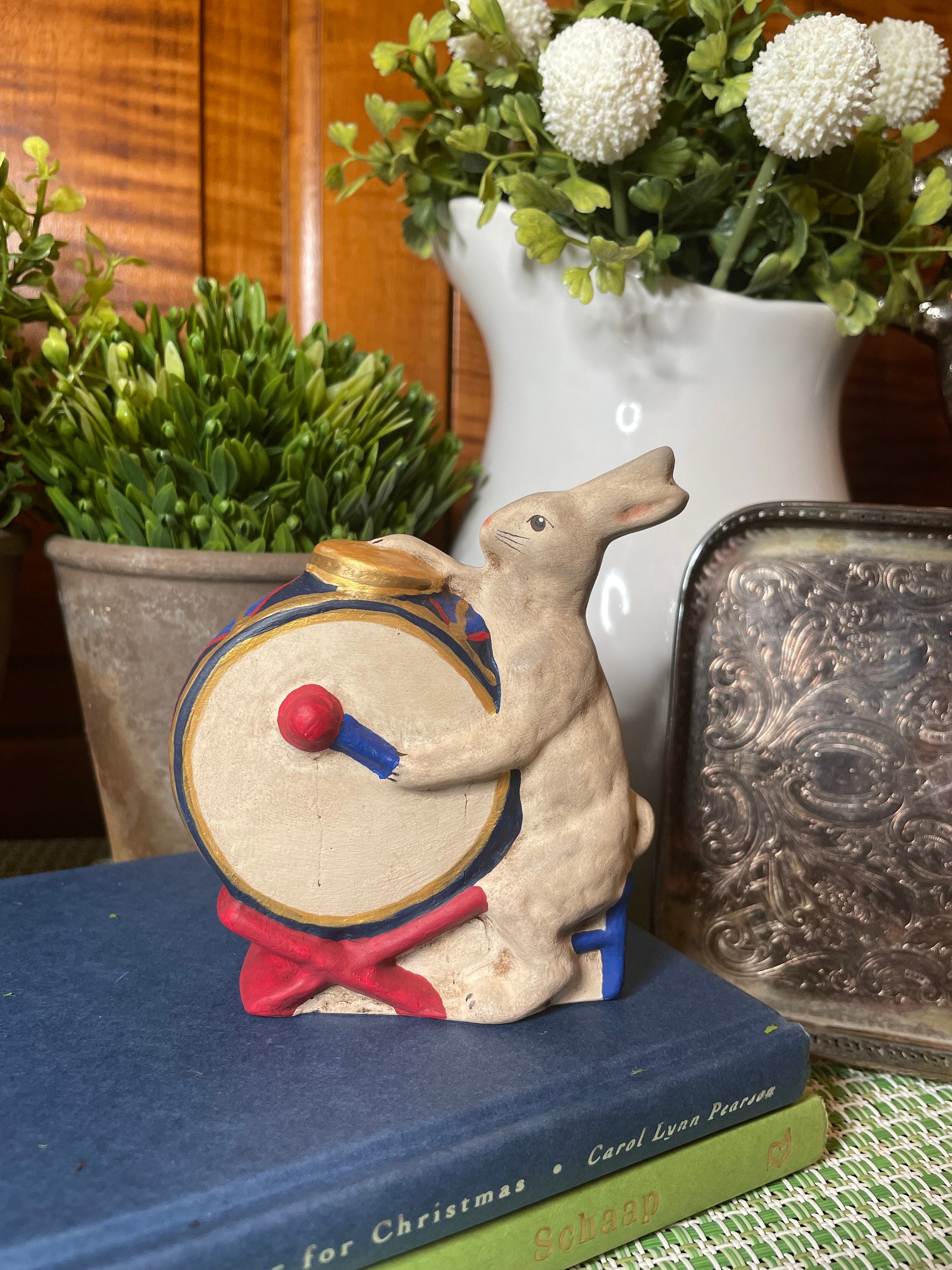 Parade Day. Chalkware Rabbit/bunny. Patriotic. Spring/easter. - Etsy