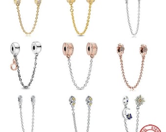 Pandora ローズゴールド チャームブレスレット 925 匿名配送 美品 PANDORA ブレスレット ローズゴールド チャーム