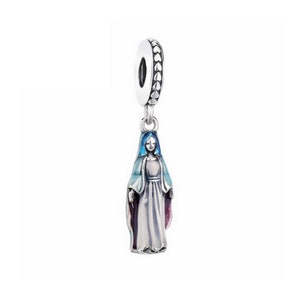 Mother Mary Charms for Pandora Bracelet Charms, Cross Teeth Nurse Doctor Lungs Dangle Charms, Sterling Silver Charms, Women Jewelry