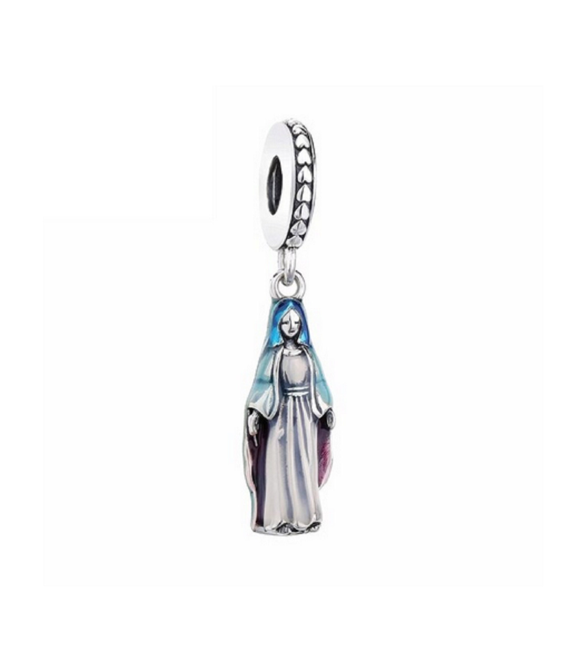 Mother Mary Charms for Pandora Bracelet, Virgin Mary Dangle Charms