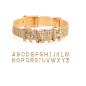 Reflexions Charms A-Z Alphabet 26 Letter Clip Charm Stopper Beads, Mesh Reflections Charm, Prata Esterlina 925
