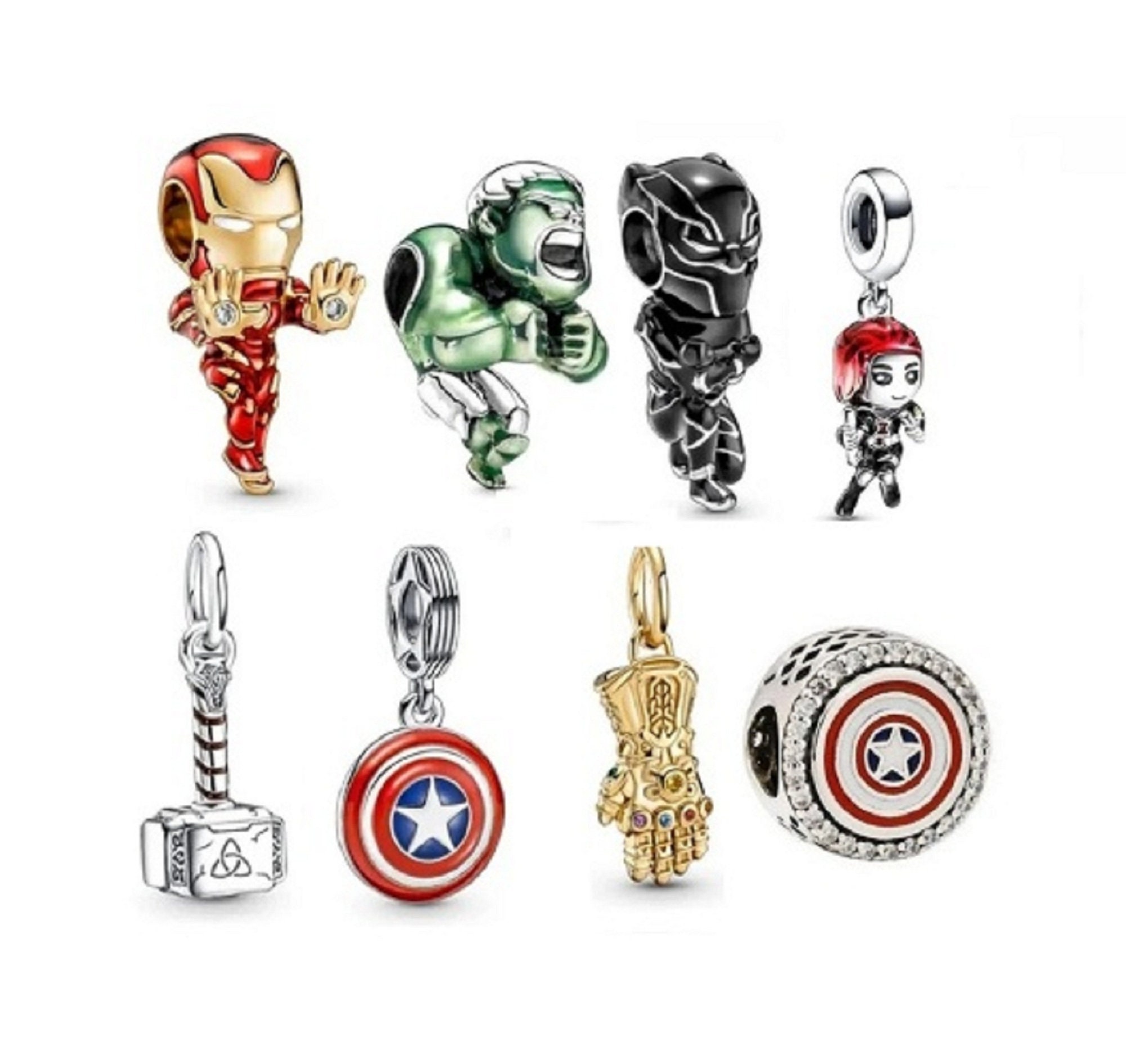 Unveil the power of the Marvel universe with every charm on this uniqu... |  TikTok