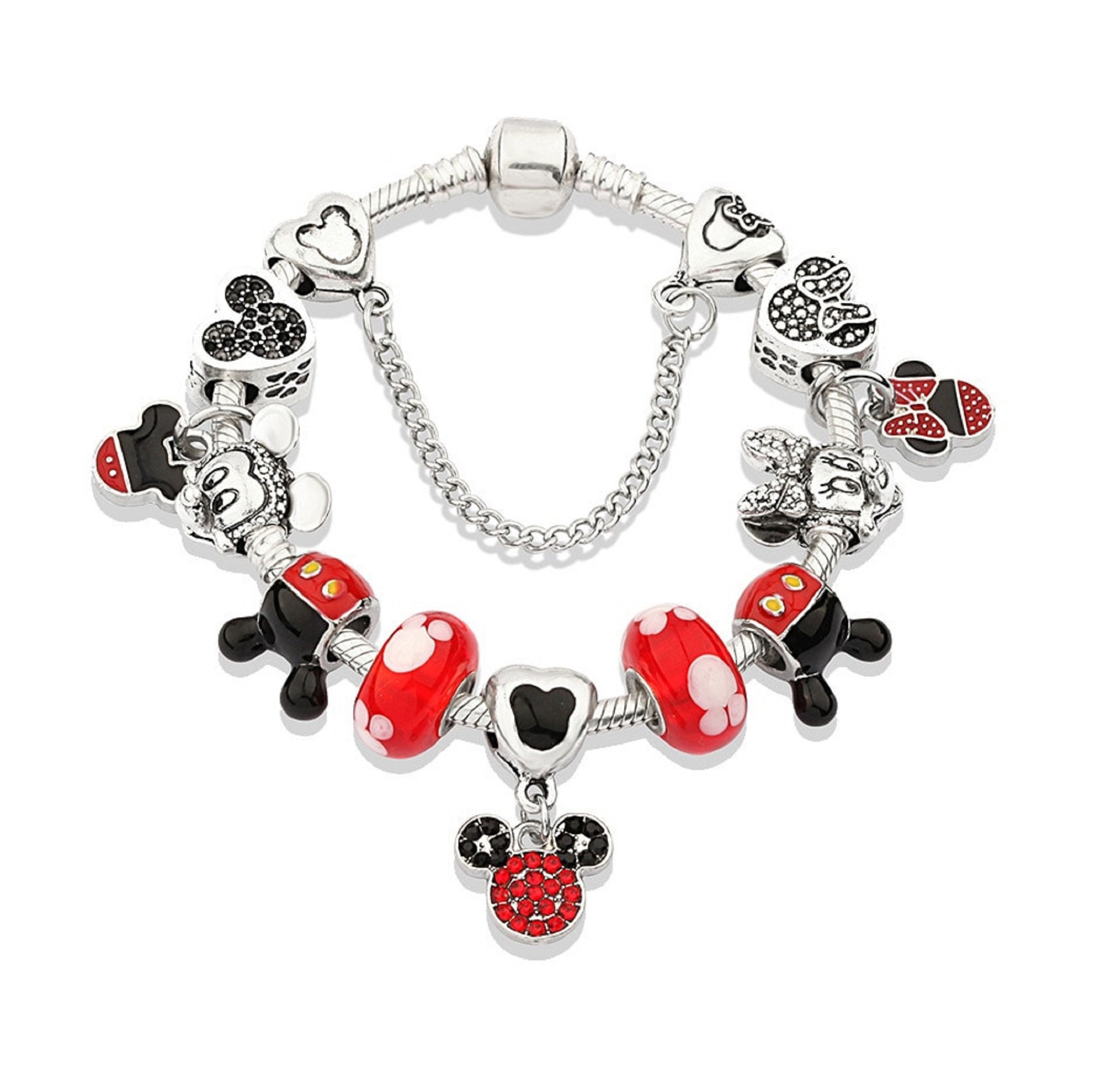 Mickey charm hotsell bracelet
