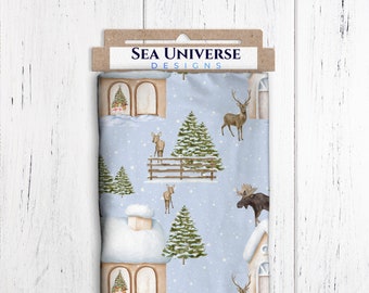 Welcoming winter. DIGITAL Printing pattern.