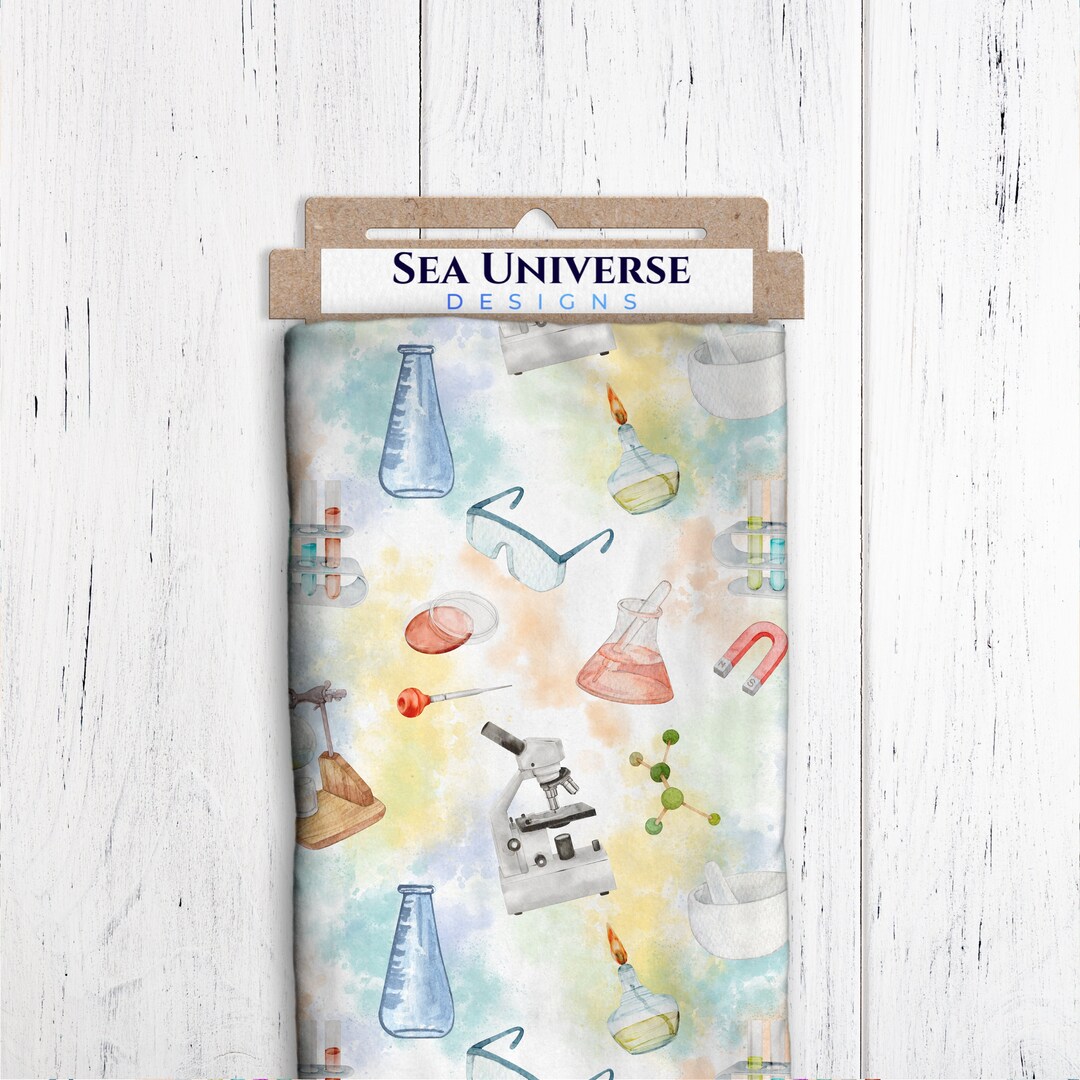 Sciences. Seamless Pattern. - Etsy