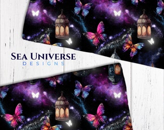 Gorgeous by night. Digital art, seamless repeat pattern.