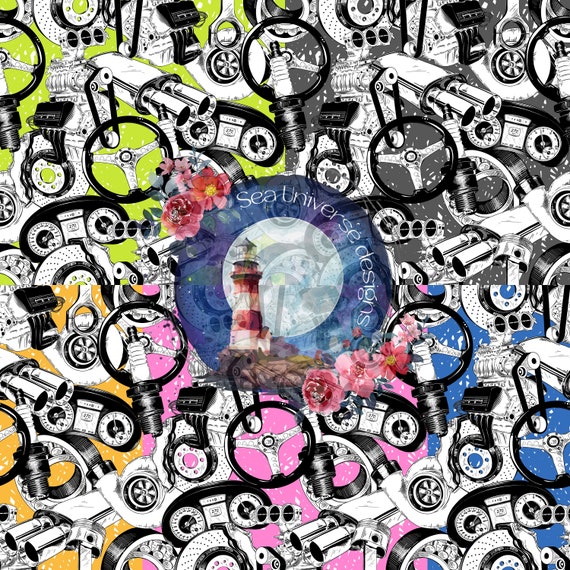 Mechanical parts. BUNDLE papier digital, sublimation.